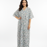 V NECK RAYON MAXI