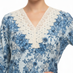 COTTON V NECK MAXI | NILOFER HADHI BRAND