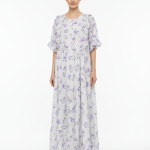 FLORAL ZIP FEEDING MAXI