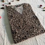 V NECK POCKET MAXI | DUBAI MAXI