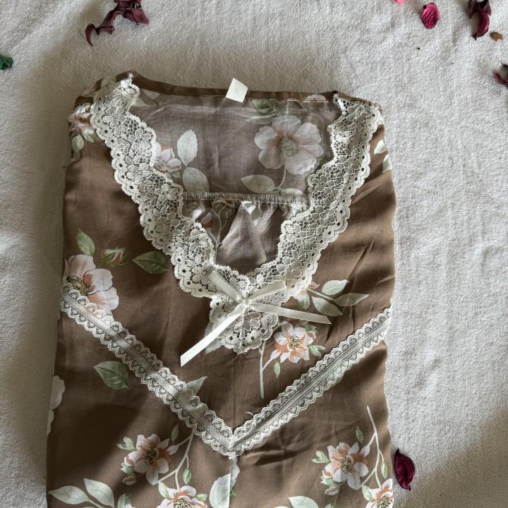 ALMOND BROWN FULL SLEEVE MAXI | DUBAI MAXI