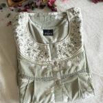 HALF SLEEVE FEEDING MAXI | INDIAN MAXI