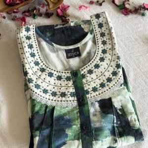 HALF SLEEVE FEEDING MAXI | iNDIAN MAXI