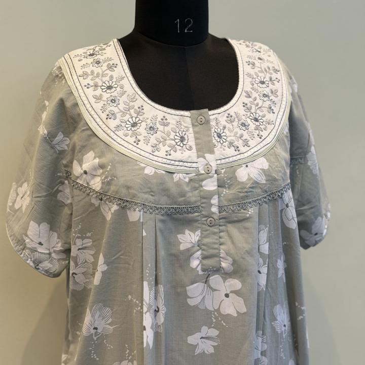 HALF SLEEVE FEEDING MAXI | INDIAN MAXI