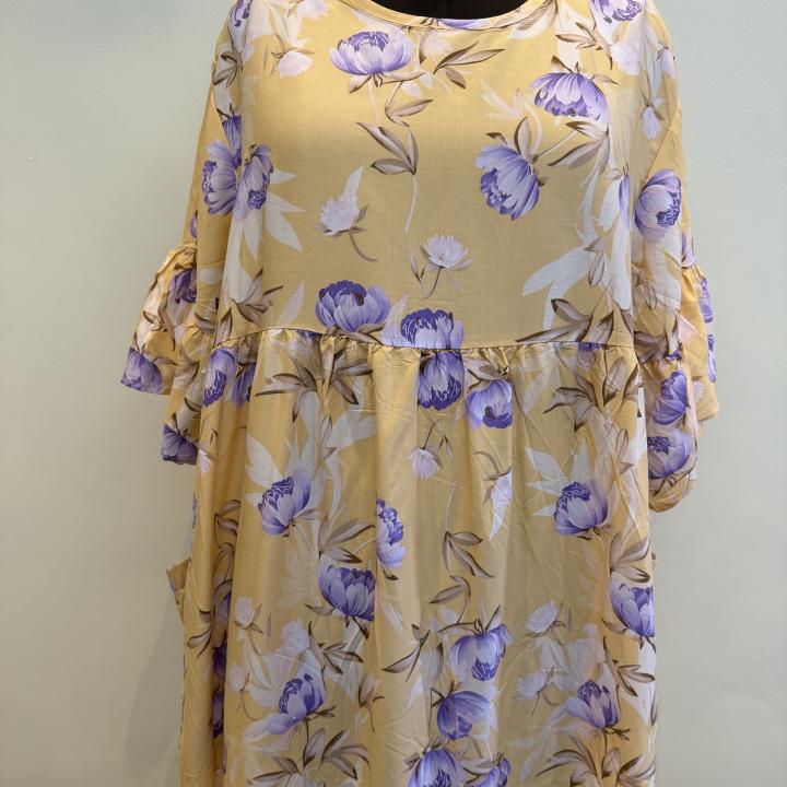 FLORAL COMFORT FLARE MAXI | DUBAI MAXI | 501