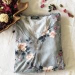 PETAL DRIFT V-NECK MAXI |  504