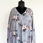 PETAL DRIFT V-NECK MAXI |  504