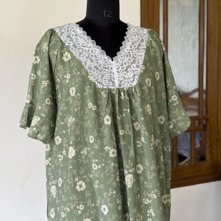 ALMOND GREEN FLOW MAXI | DUBAI MAXI | 510