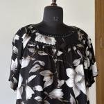 RAVEN BLACK PETAL MAXI | DUBAI MAXI | 518