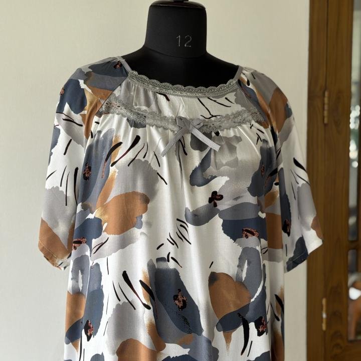 ORCHE GREY PETAL MAXI | DUBAI MAXI | 518