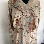 LATTE CREAM KAFTAN MAXI | 518