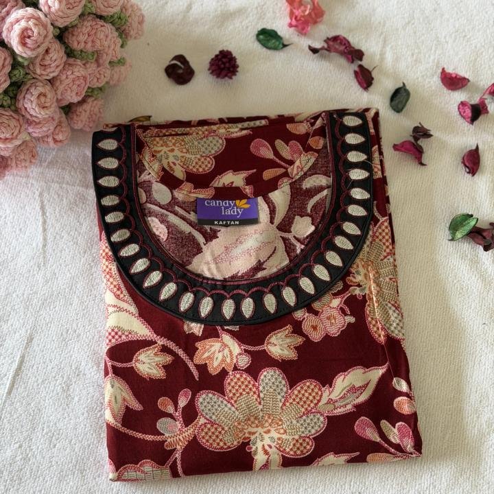CHERRY BLOOM KAFTAN MAXI | 528