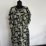 OLIVE BLOOM KAFTAN MAXI | 528