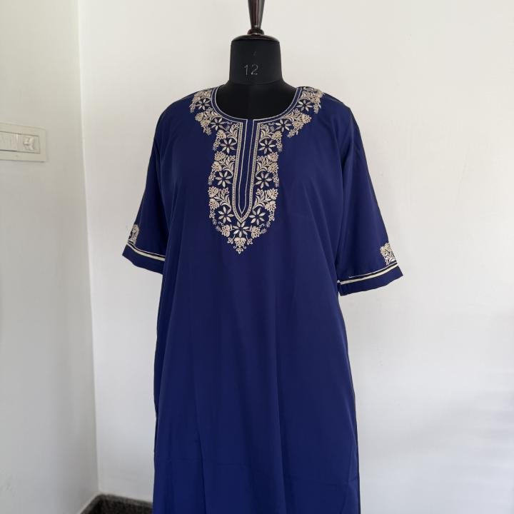 AQUA BLUE SOLID MAXI | 529