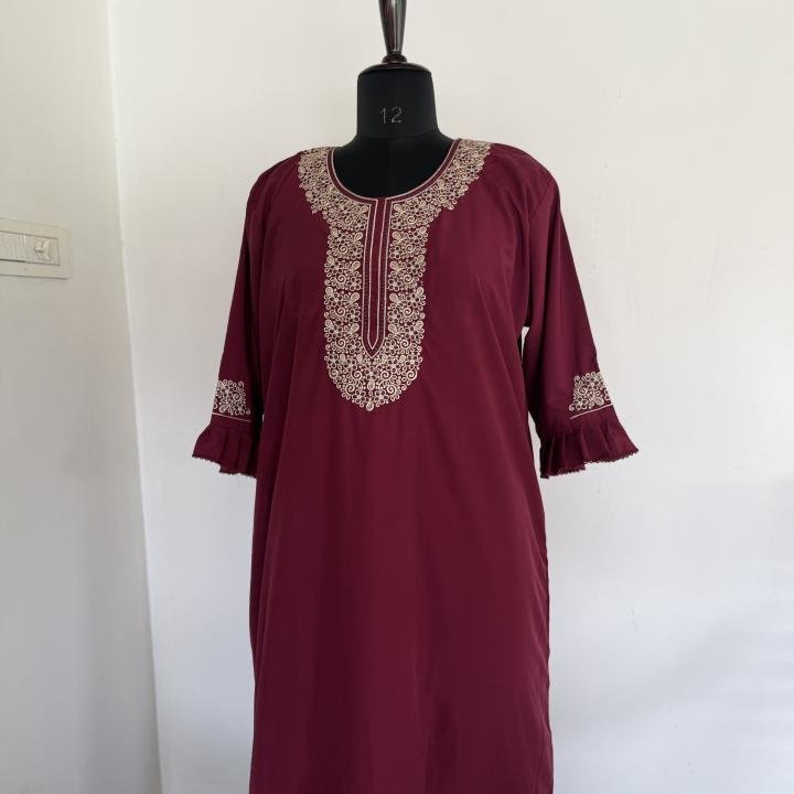 MULBERRY RED SOLID MAXI | 529