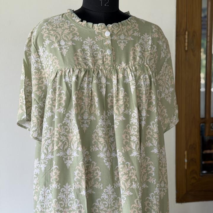 PISTACHIO VEIL MAXI | DUBAI FEEDING MAXI | 502